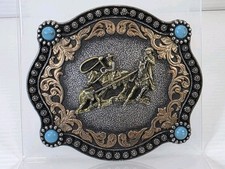 NOCONA Rectangle Team Roper BUCKLE 37022