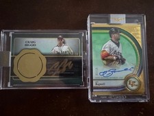 2025 Topps Five Star Jeff Bagwell On Card Auto Green /15, Biggio /30