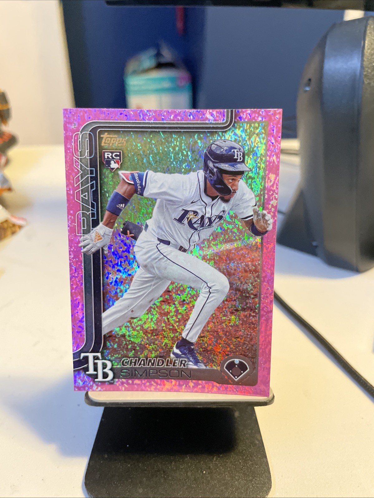 2025 Topps Update Series - Chandler Simpson #US277 Pink Holo Foil (RC)