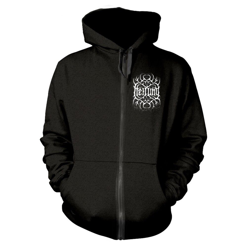 HEILUNG - REMEMBER BLACK Hooded Sweatshirt with Zip Medium