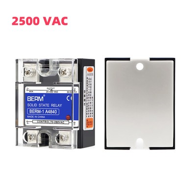 Einphasiges Halbleiterrelais Steuerung SSR AC to AC SSR-10/25/40/60/80/100AA