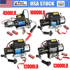 GEARZAAR Electric Winch 10000LB 12000LBS 13000LBS 4500LBS Winch 4WD Trailer Jeep