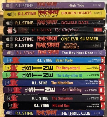Lot 15 R. L. Stine Point Horror Fear Street Books PB One Evil Summer Babysitter