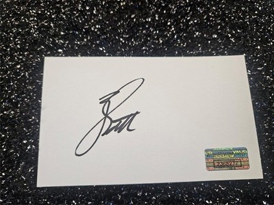WILL SMITH HAND SIGNED AUTOGRAPHED 3X5 INDEX CARD MOVIE STAR FRESH PRINCE COA
