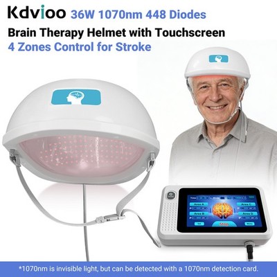 Upgraded 1070nm 448 Diodes Near Infrared Helmet for Cognitive Enhancement Memory