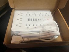 17-in-1 Surge Protector Power Strip with 11AC Outlets, 4USB 2 Type-C Ports