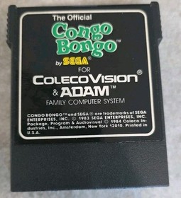 Congo Bongo (Colecovision, 1984) Box, Manual , & Cartridge 