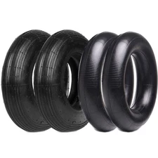 (2-Set) 4.80/4.00-8"Tire and Inner Tube Universal Replacement Tires and Tubes