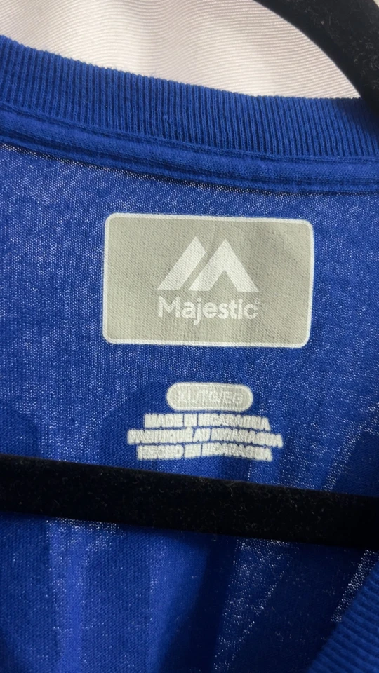 Camiseta para adultos XL Majestic Atlanta Braves Hank Aaron Foto 3 de 3