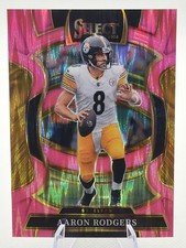2025 Panini Select - Concourse Aaron Rodgers #51 Pink Shock Prizm 1