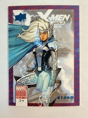 2018-19 Upper Deck Marvel Annual Blue Storm #24
