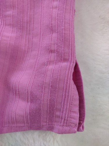 Island Passport Mens 2XL XXL Short Sleeve Button Up Shirt Pink Pocket Comfort - Picture 8 of 14