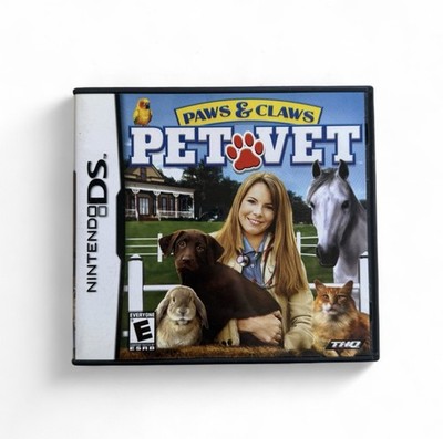 THQ Paws & Claws Pet Vet (Nintendo DS)   Simulation, E, NTSC, 2006, Manual