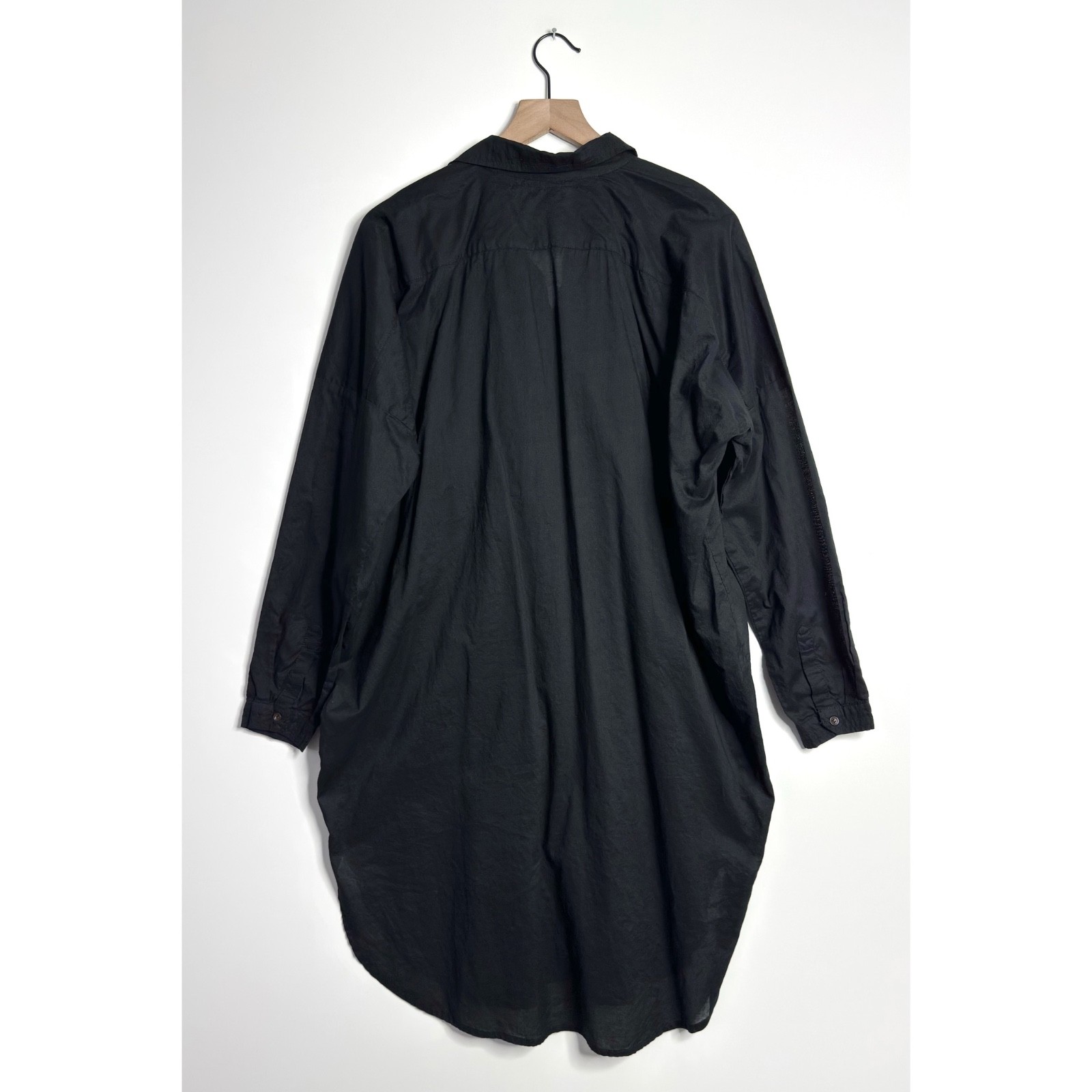 ACACIA SWIMWEAR Long Sleeve Button Down Shirt Dress Swim Cover-Up size Medium