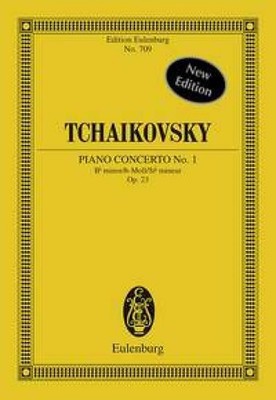 Piano Concerto No 1 Op 23 In B Flat Minor Pyotr Ilyich Tchaikovsky Studyscore Or