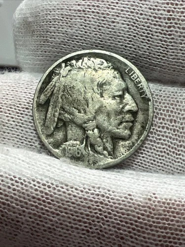 1916 D Full Date 1/2 Horn Higher Grade Buffalo Nickel -  Better Date US Coin!
