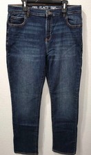 Children's Place Straight Fit Jeans Medium Wash with Adjustable Band Size 18