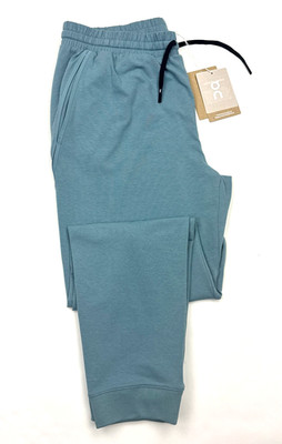 On Movement Jogger Pants Mens Medium Coast Blue Knit Stretch Run On Clouds