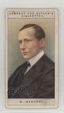 1909 Lambert & Butler Wireless Telegraphy Tobacco Guglielmo Marconi #4 14pi