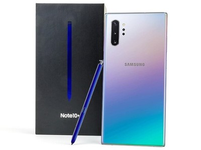 New Samsung Galaxy Note10+ Plus SM-N975U 12+256GB Unlocked Smartphone Blue/Glow