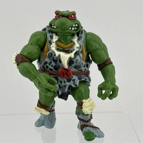 1993 Vintage TMNT Cave Turtle Raph Playmates Action Figure Raphael