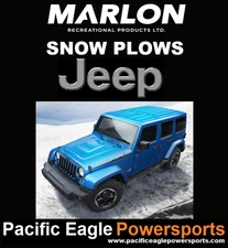 Jeep 82"x19" Heavy-Duty Universal Mount T-Frame Snow Plow Kit w/ Winch & Remote