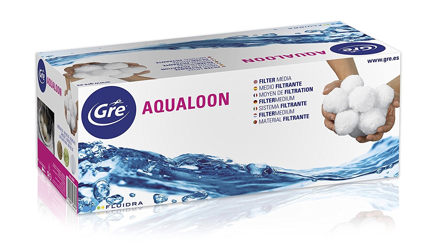 GRE BOX AQUALOON PER FILTRAZIONE PISCINA SOSTITUZIONE SABBIA PER FILTRI