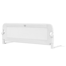 48" Breathable Baby Children Toddlers Bed Rail Guard Safety Swing Down White