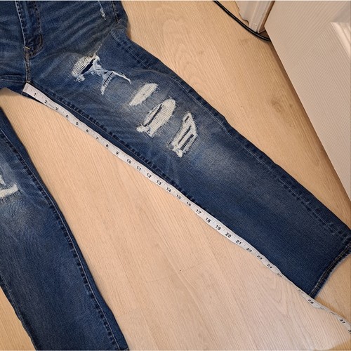 American Eagle Next Level Airflex Medium Wash Distressed Slim Jeans Size 29×30 - Picture 7 of 7