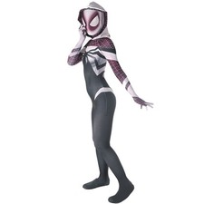 Spier-Gwen Jumpsuit The Gwen Stacy Cosplay Suit Costume Halloween Adult Kids