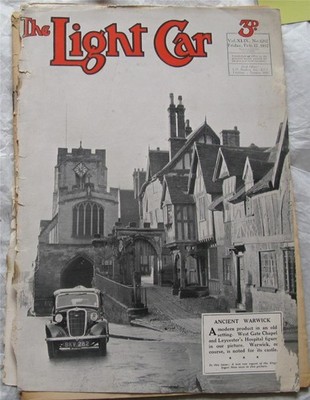 The Light Car Magazine 12 Feb 1937 Singer Super Nine Saloon Lanchester Maint.