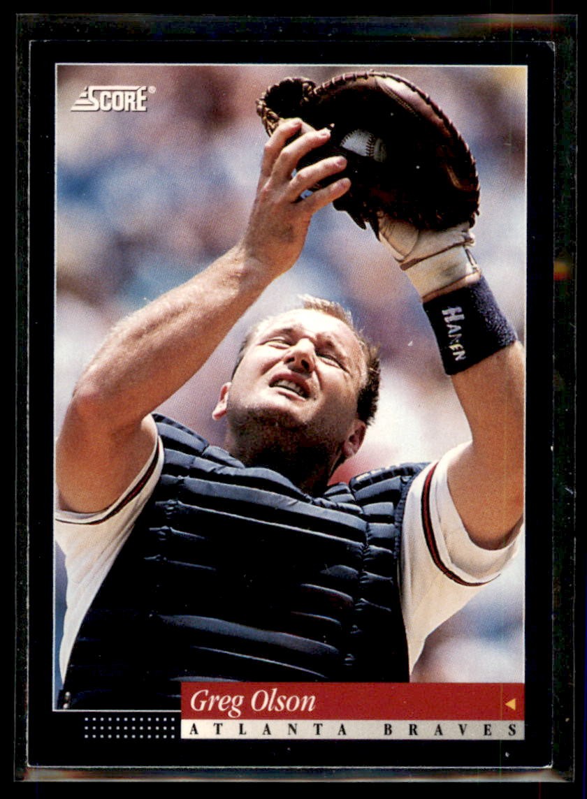1994 Score Greg Olson #442 Atlanta Braves