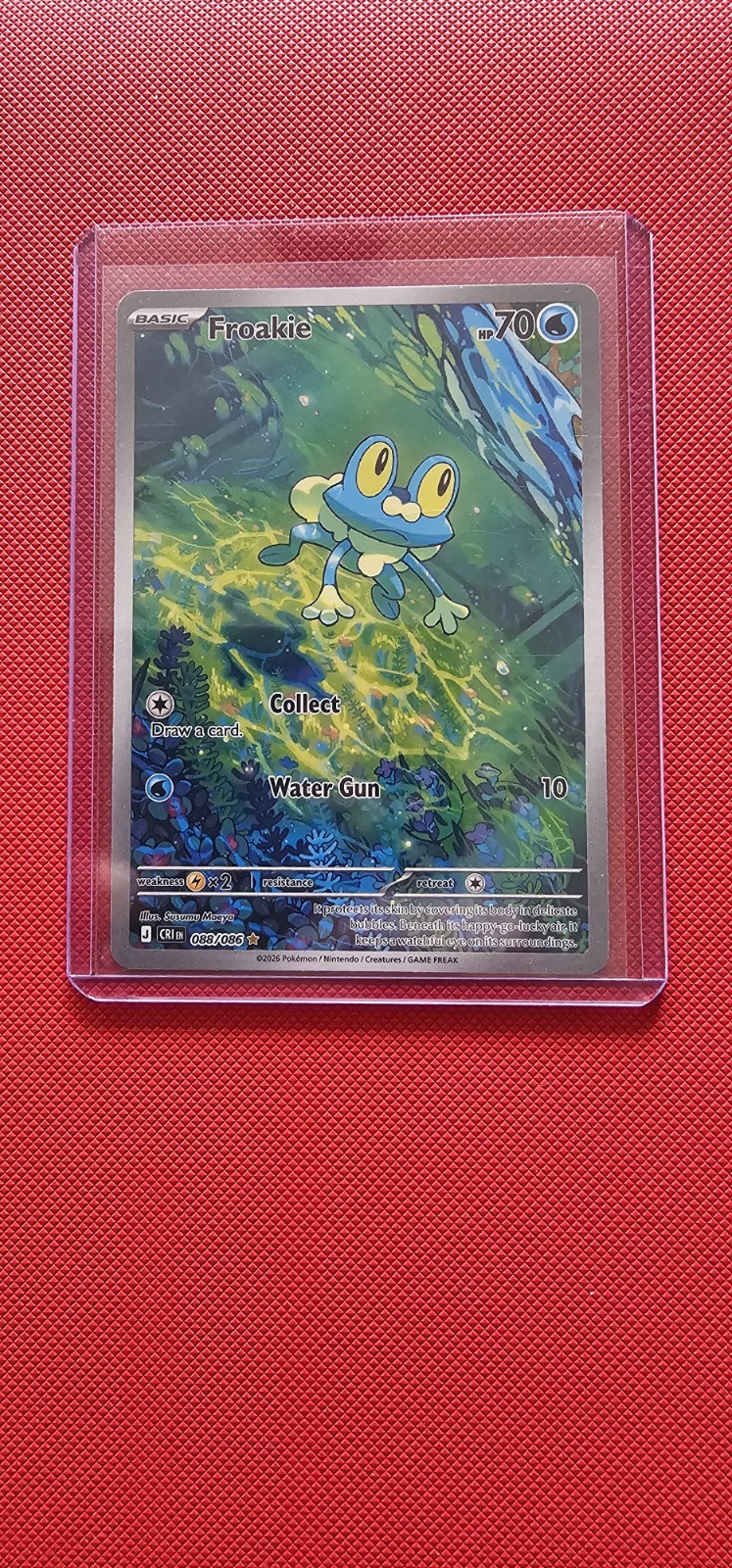 Pokémon TCG  Froakie 088/086 IR Chaos Rising