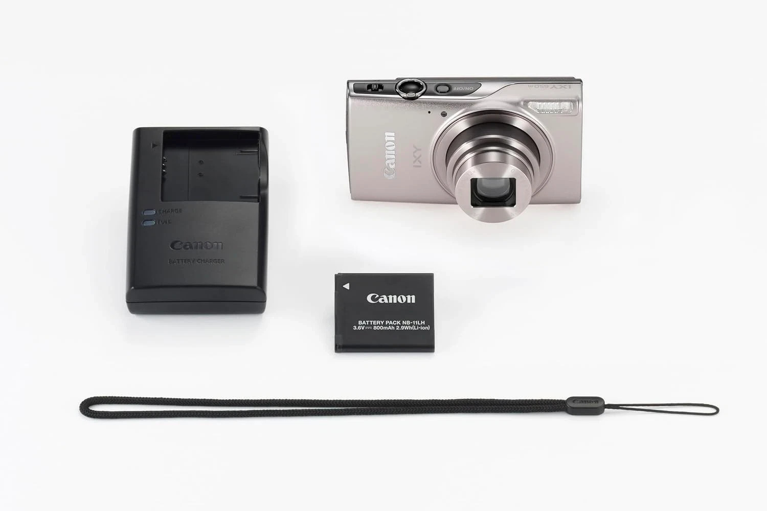 Canon PowerShot IXY 650 Elph 360 HS Compact Digital Camera / Silver #2681