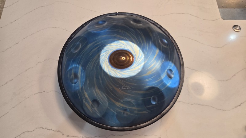 Asteman 22" Handpan Steel Percussion Drum – Excellent Condition, Indoor Use Only