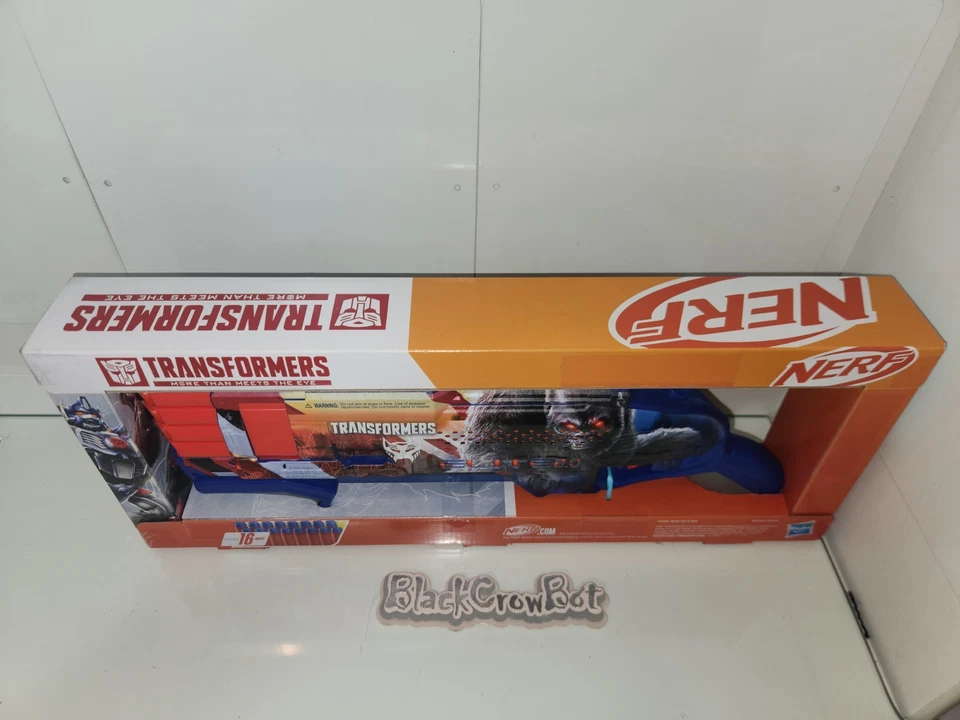 TRANSFORMERS OPTIMUS PRIMAL NERF BLASTER 16 Darts HASBRO *BRAND NEW* IN HAND - Image 4 of 4
