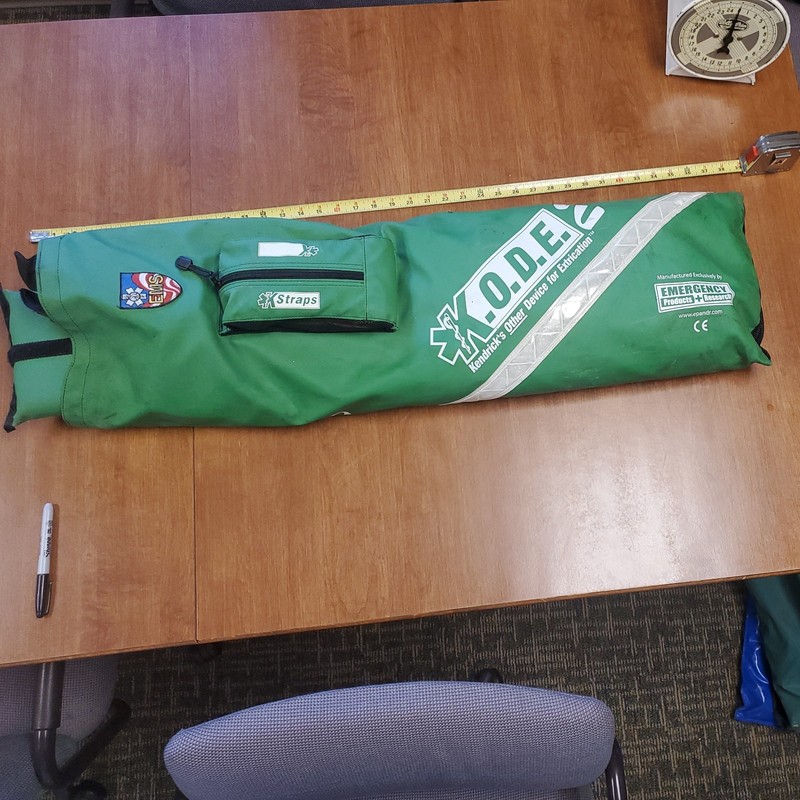 Kendrick KODE 2 Extrication Vest Patient Immobilization Device w Straps - Green