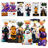 Halloween TüTen 120 StüCk FüR SüßIgkeiten 12X27,5 Cm 6 Muster Party Deko