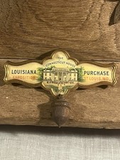 Ant 1904 St Louis Worlds Fair Souvenir Ribbon Badge Louisiana Purchase As Is