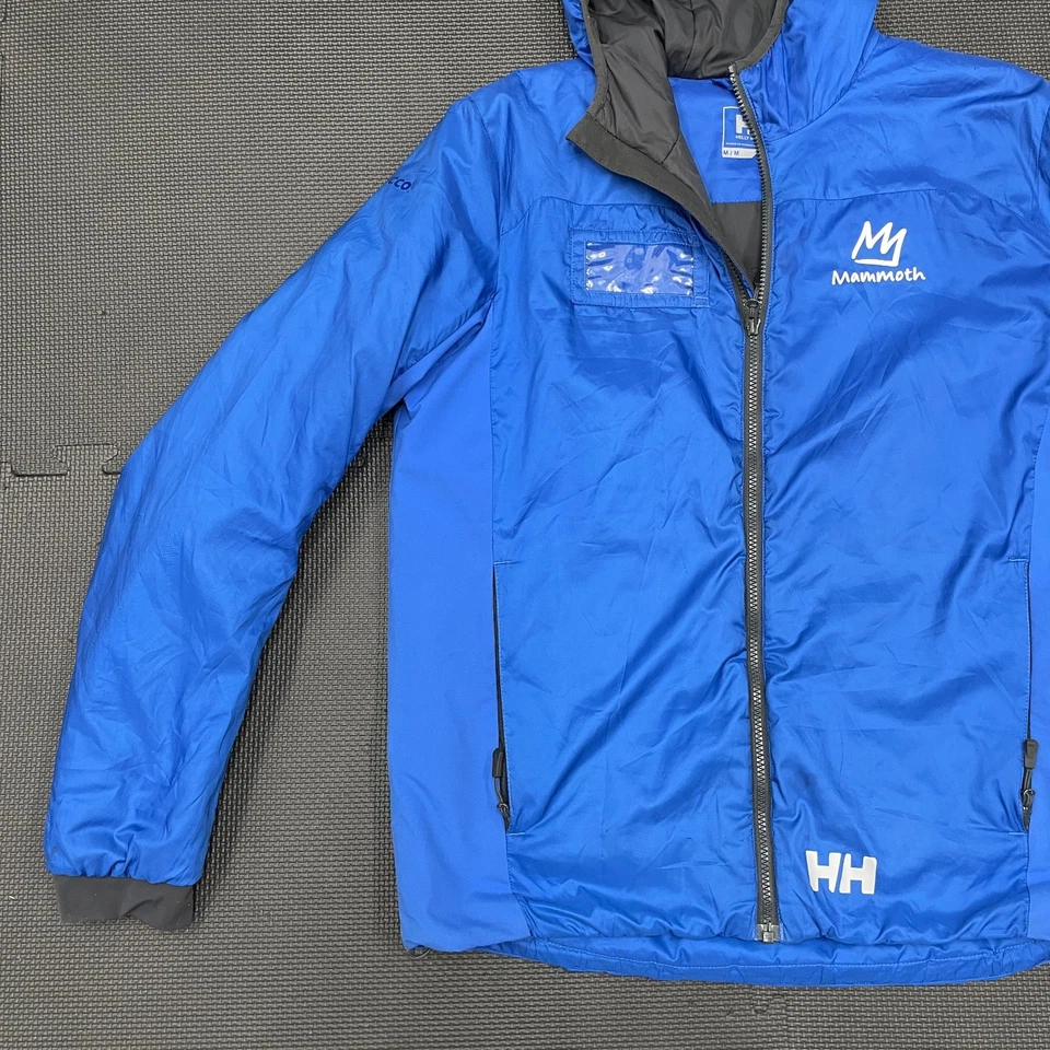 Куртка мужская Helly Hansen средний размер синяя мамонт RECCO с капюшоном утепленная лыжная куртка - Изображение 3 из 4