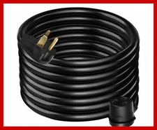 50 Ft. Heavy Duty Outdoor Welder Extension Cord With 3 Prong 50 Amp Power