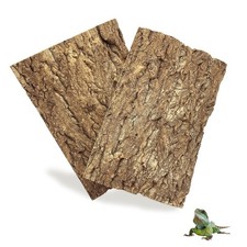 2PCS Cork Terrarium Background,11.8"x7.9"Natural Reptile Cork Bark