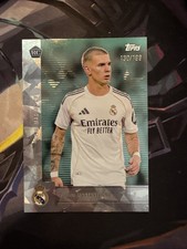 Franco Mastantuono 2025/26 Topps Real Madrid Team Set /199 Rookie Aqua Foil