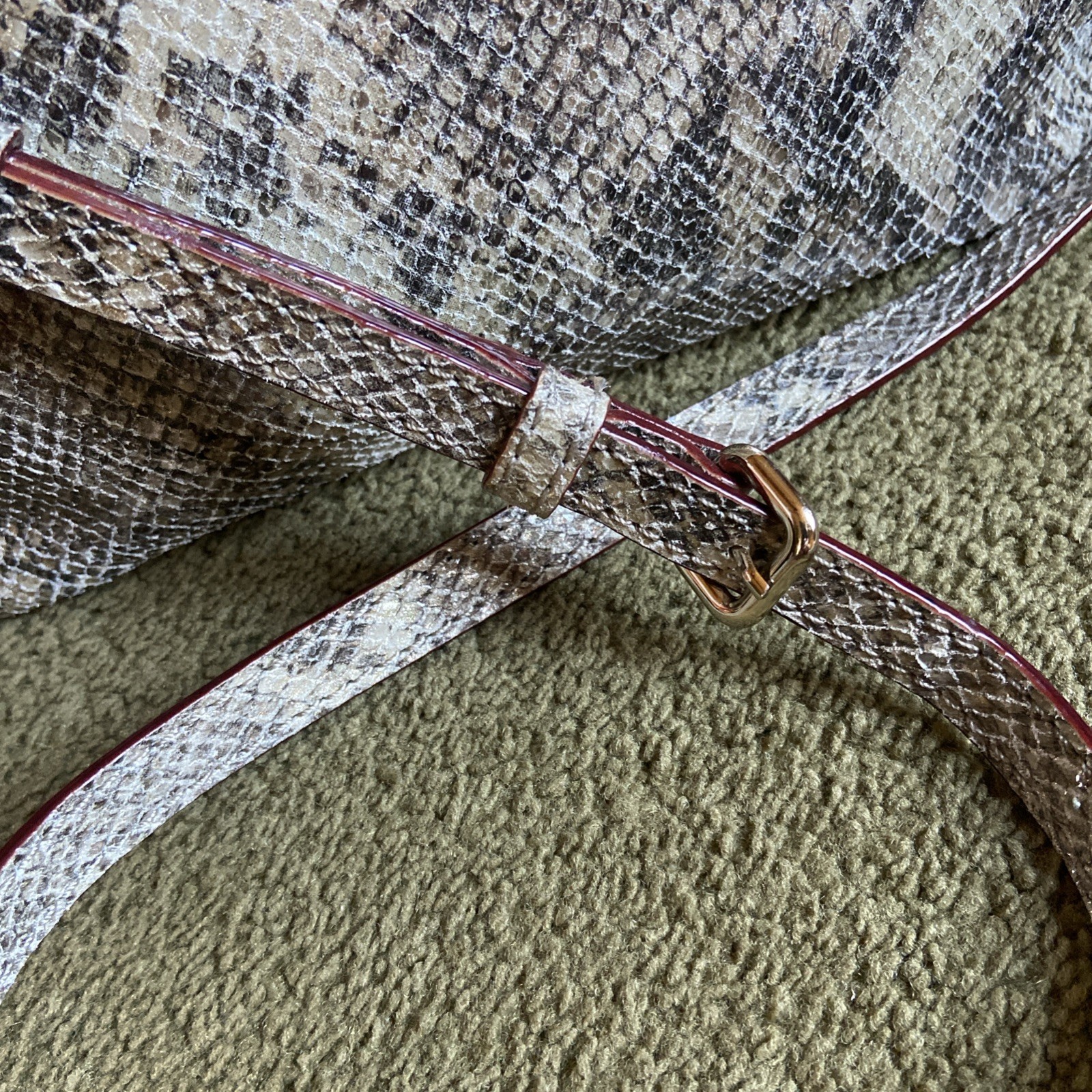 Kate Spade Snake/Python Crossbody Bag Leather Shi… - image 5