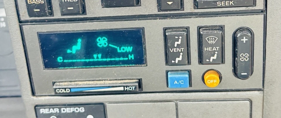 88-90 Suburban Silverado Pickup AC Climate Heater Control Panel Temp Tested - Image 2 of 4