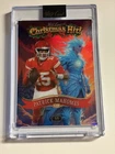 Patrick Mahomes 2025 Wild Card Holiday Christmas Hit Anime #d 1/1 Chiefs