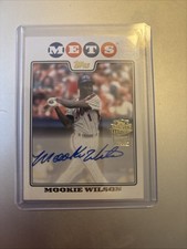 2023 Topps Archives - 2008 Fan Favorite Autographs #08FF-MW Mookie Wilson (AU)