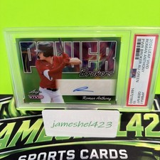 2024 Leaf Vivid - Power Brokers Roman Anthony Autograph Green /4 (AU, RC) PB-RA1