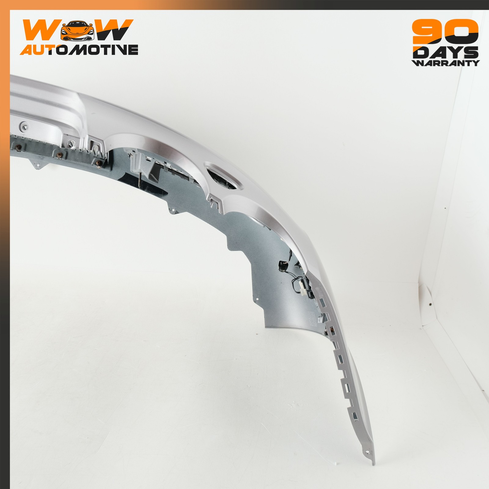 06-13 BENTLEY CONTINENTAL FLYING SPUR FRONT BUMPER SILVER TEMPEST METALLIC OEM