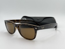 Ray Ban RB2132 902/57 Sunglasses NEW WAYFARER 55mm Tortoise POLARIZED AUTHENTIC